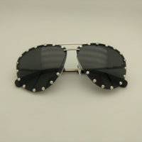 Fashion Party Rimless Sunglasses Vintage Gold Alloy Women Sunglasses Trending Products Yellow Retro Girls Sun Glasses UV400