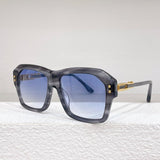 Women's Glasses For The Sun  DTS417 Square Acetate Retro Fashion Original Brand Sunglasses Men Eyewear With Original Case