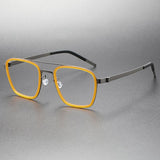 Glasses Frames For Men Denmark Linde 9708 Titanium No Screw Korea Glasses Frames Optical Ultra-light Business