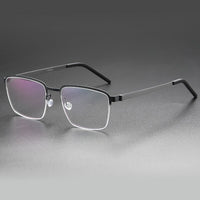 Woman's Eyeglass Denmark Linde 7426 Titanium No Screw Korea Glasses Frames Optical Ultra-light Business Titanium Eyeglass Frames