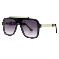 New Big Frame Sunglasses Fashion Retro Design Sunglasses Summer Square Eyeglasses High-End Summer Glasses