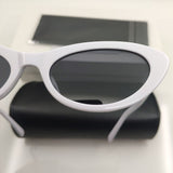 Small Oval Acetate Sunglasses Black Brand Designer Female Retro Shades For Women Fashion Sunglasses Girls Women Sun Glasses