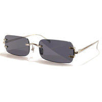 Brand Design Sunglasses Women Rimless Sun Glasses Summer Rectangle Eyeglasses Drving Outdoor Fashion Eyewear