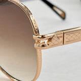 Germany Luxury Titanium Sunglasses Avant-grade Steampunk Eyeglasses Uv400 Top-notched Men Classical Designer Glasses for Women