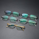 Suqare Denmark Linde 9628 Titanium No Screw Korea Glasses Frames Optical Ultra-light Business Eyeglasses Men