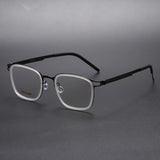 Optical Lenses Square Denmark Linde 9912 Titanium No Screw Korea Glasses Frames Optical Ultra-light Business