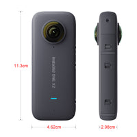 E-electronic XINPU Insta360 ONE X2 Panoramic Action Camera LCD Touch Screen Waterproof Support Bullet Time FlowState Stabilization 360 Camera