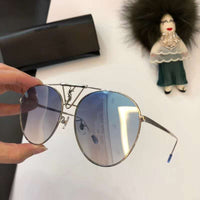 S-sunglasses Retro Classic Aviator Polarized Sunglasses Mens Womens Metal Pilot Sunglasses for YSL al193t