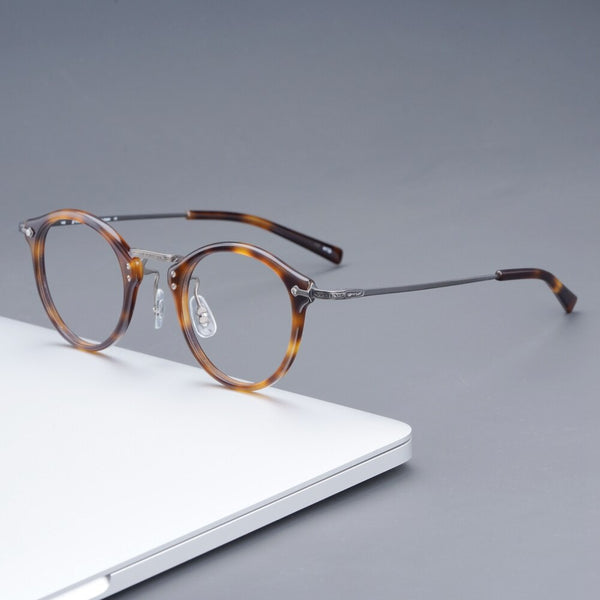 Japanese Glasses Frame Titanium Prescription Glasses Women Myopia Eyeglasses Frames for men Vintage Japan Designer Brand Glasses