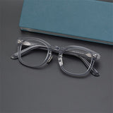 F2055 Round Acetate Men Women Retro Frame Glasses For Men and Women  Acetate myopia computer prescription glasses