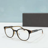 Eyeglass Frames Tom For Optical Lenses For Women FT5865 Round Acetate Glasses For Men Women's Eyeglass Frame With Original Case