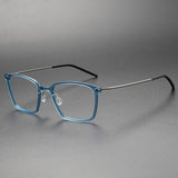 Men's Eyeglasses Frame 6536 Denmark Titanium No Screw Glasses Frames Optical Ultra-light Business Square Prescription Diopter