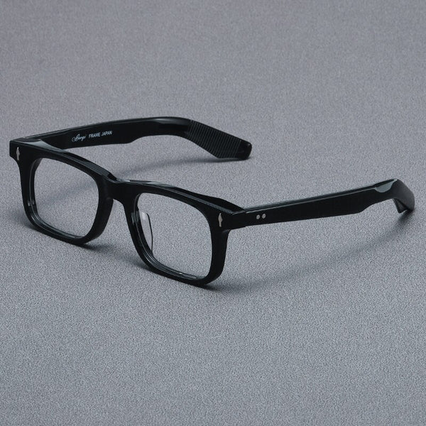 Jacques NN-037 Retro Vintage High Quality Men Women Glasses Frame  Rectangular Acetate myopia  prescription glasses