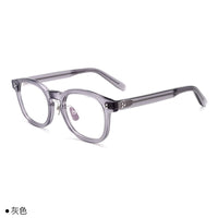 F2055 Round Acetate Men Women Retro Frame Glasses For Men and Women  Acetate myopia computer prescription glasses