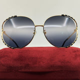 Aesthetic LIGHTER Big Frame Round Sunglasses For Women Retro Pink Fashion Girl Gafas Brand Designer Shades For Sun Glasses UV400