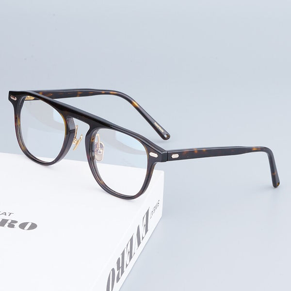 Acetate Japanese High Quality Tortoise Glasses Frames Men Fashion Prescription Eyeglasses Women Business Classical Eyewear