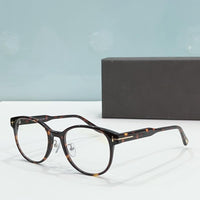 Eyeglass Frames Tom For Optical Lenses For Women FT5865 Round Acetate Glasses For Men Women's Eyeglass Frame With Original Case