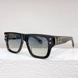 Luxruy Brand Women's Glasses For The Sun DTS418 Square Acetate Retro Men's Sunglasses Women's Glasses For The Sun