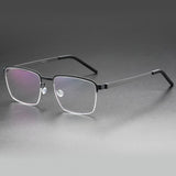 Woman's Eyeglass Denmark Linde 7426 Titanium No Screw Korea Glasses Frames Optical Ultra-light Business Titanium Eyeglass Frames