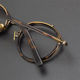 LSMP3 Round eyeglass frame Men Women Frame Glasses  myopia  prescription oval eyeglass frame for men and women's art