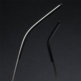 High Quality 6544 Denmark Titanium No Screw Glasses Frames Optical Ultra-light Business Square Glasses Frames To Put Crystals