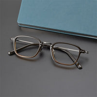 XQ2615 Square retro myopia Oval glasses frame for men and women  myopia  prescription myopia  Plate eyeglass frame full frame