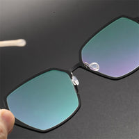 Spectacles For Men Denmark Linde 6621 Titanium No Screw Korea Suqare Glasses Frames Optical Ultra-light Business Frame