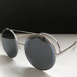 Round Sale Women Sunglasses For Brand Designer Gold Alloy Summer Female Party Trending Products Futuristic Large For Sun Glasses