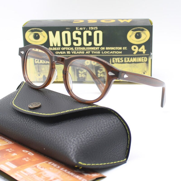 Optical Eyeglasses Frame Men Women Johnny Depp LEMTOSH Vintage Glasses Computer Acetate Spectacle Frame For Male Clear Lens