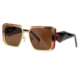 Luxury Women Sunglasses Summer Sun Glasses Rimless Eyeglasses Rectangle Eyewear Driving Outdoor UV400