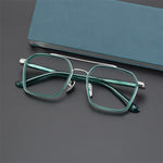 CH5255 Men Women's Reading Optical Eyeglasses Big Pure Titanium Square Frame Glasses For Men and Women Prescription Glasses