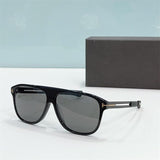 High Quality Square Women's Glasses For The Sun Tom For Female Sunglasses FT0880 Acetate Titanium Original Brand Sunglasses