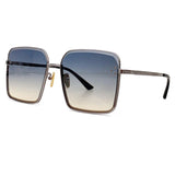 New Ladies Sunglasses 2023 Retro Oversized Sunglasses For Women And Luxurious Metal Frame Glasses For Women