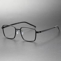 Titanium Eyeglass Frames Denmark Linde 9754 Titanium No Screw Korea Glasses Frames Optical Ultra-light Business Glasses