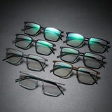Eyeglass Frames For Men Denmark Linde 6577 Titanium No Screw Korea Glasses Frames Optical Ultra-light Business Frame