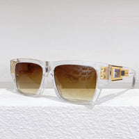 Fashion Luxury Women Men's Sunglasses DTS407 Famous Brand Luxury Designer Titanium Acetate Rectangular Women Glasses