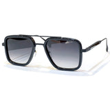 Pilot Style Sunglasses Women's Square Eyeglasses Oversized Frame Gradient Sunscreen Sun Glasses Retro Luxury Metal Frame Glasses