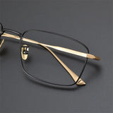 LEX titanium glasses for men with myopia Men Women rectangle Frame Glasses  myopia  prescription Round eyeglass frame