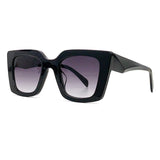 Fashion Square Gradient Lens Sunglasses Female 2023 Retro Luxury Designer Oversized Sunglasses Female
