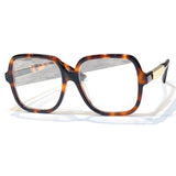 Square Sunglasses Female 2023 Popular Oversized Frame Gradient Retro Sun Glasses Female Fashion Sexy  Eyeglasses