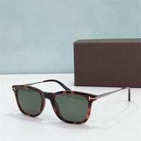 Sunglasses Luxury Brand 2023 Women's Sunglasses Tom For Retro Acetate Titanium Square Sungalsses FT0652 Men's Sunglasses