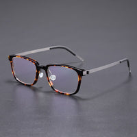 Titanium Glasses Frame Men 1231 Denmark Titanium No Screw Korea Glasses Frames Optical Ultra-light Business Men's Reading Glasse