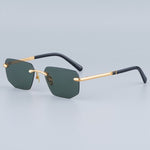 THE MENTALST I Germany Luxury Pure Titanium Polygon Round Sunglasses Men Business Original Quality Designer Eyeglasses With Case