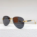 THE WEAN I Germany Luxury Pure Titanium Polygon Round Sunglasses Men Business Original Quality Designer Eyeglasses With Case