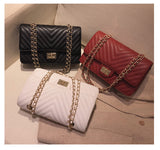 L-package  Classic Crossbody Shoulder Bag 2.55 handbag for Women Quilted Purse With Metal Chain Strap Genuine Leather Quilted Chain Strap Crossbody Bag