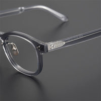 F2055 Round Acetate Men Women Retro Frame Glasses For Men and Women  Acetate myopia computer prescription glasses