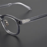 F2055 Round Acetate Men Women Retro Frame Glasses For Men and Women  Acetate myopia computer prescription glasses