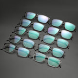 High Quality 6505 Glasses Frame Denmark Linde Titanium No Screw Korea Glasses Frames Optical Glasses