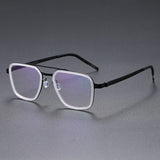 Men Glasses 9743 Denmark Titanium No Screw Korea Glasses Frames Optical Ultra-light Business Square Women lens Frame