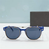 Luxury Fashion Male Female Sunglasses Clip On Sunglasses Tom For Round Glasses With Clip Men's Sunglasses FT5865 Acetate Shades